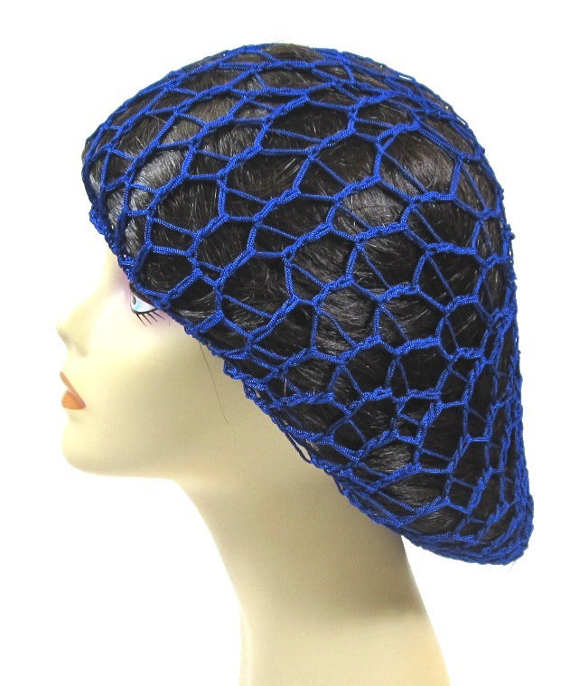 LOT OF 2 OR 12 HATS-- CROCHET SOFT RAYON HAT SNOOD HAIR NET ONE SIZE