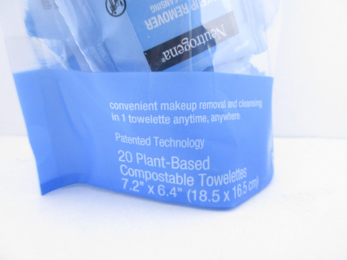 Neutrogena Makeup Remover Wipes - 20 Individually Wrapped Face Cleansing Towelettes