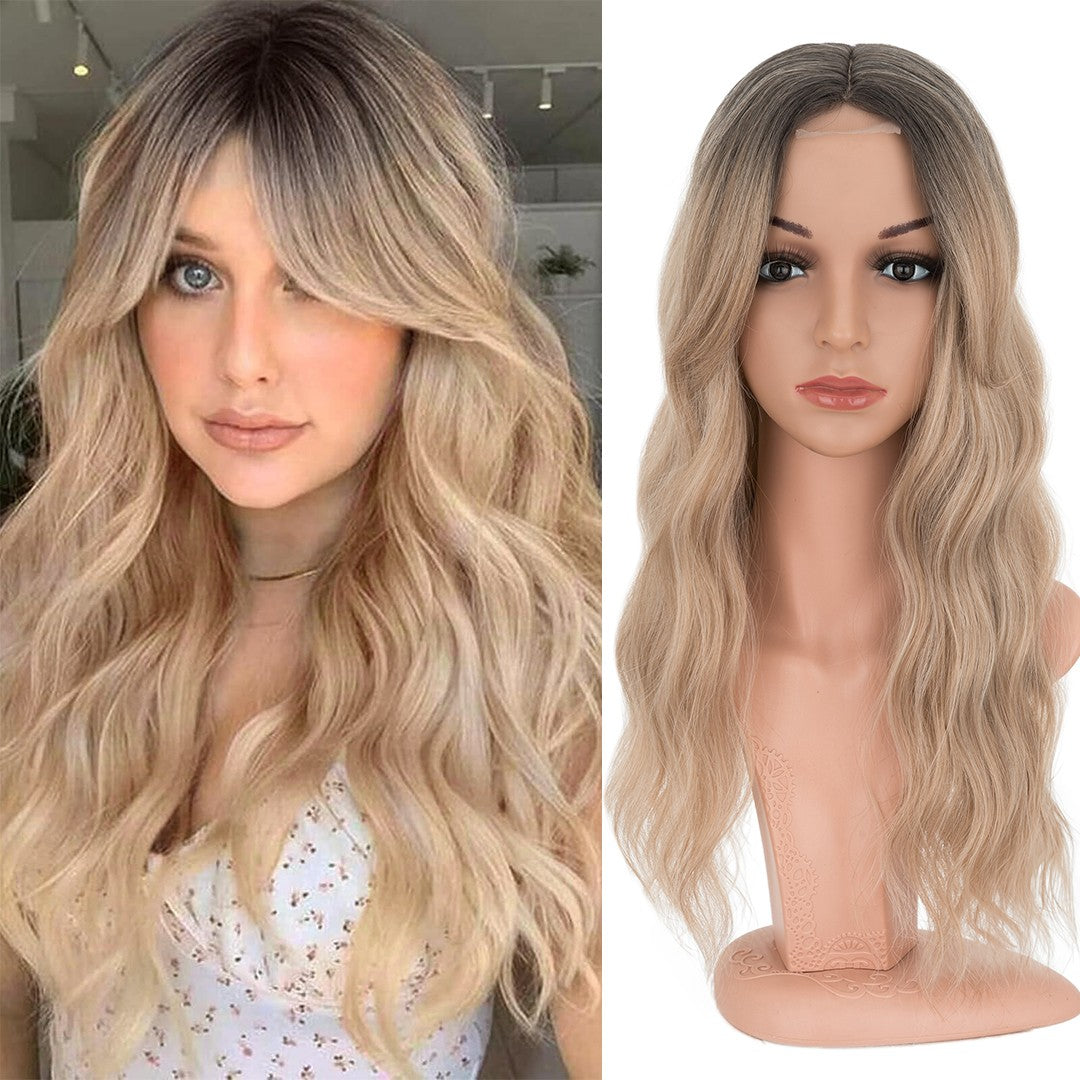 Women’s Clip-In Human Hair Topper with Hand-Tied Base - Water Wavy Style