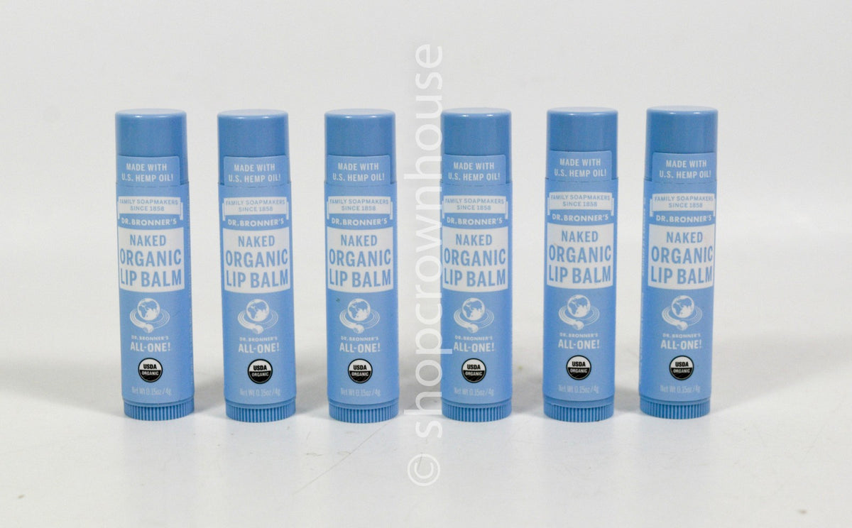 Organic Lip Balm Set - 6 Fl oz Natural Moisturizing Lip Care