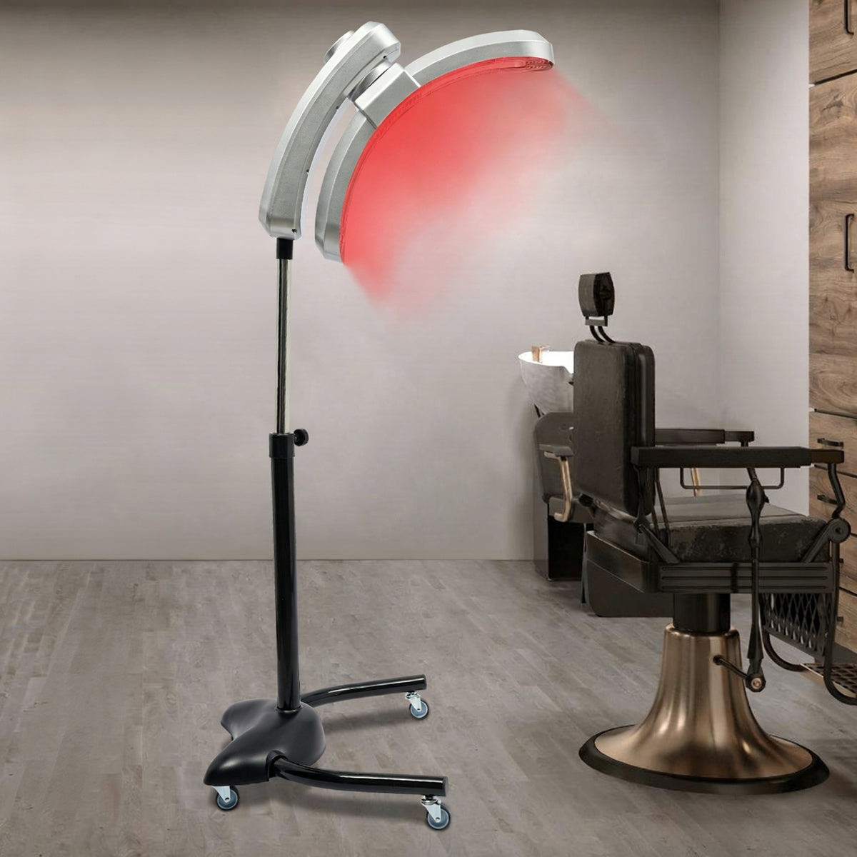 Vertical Standing Hair Dryer 950W with Adjustable Temperature & 360° Rotation