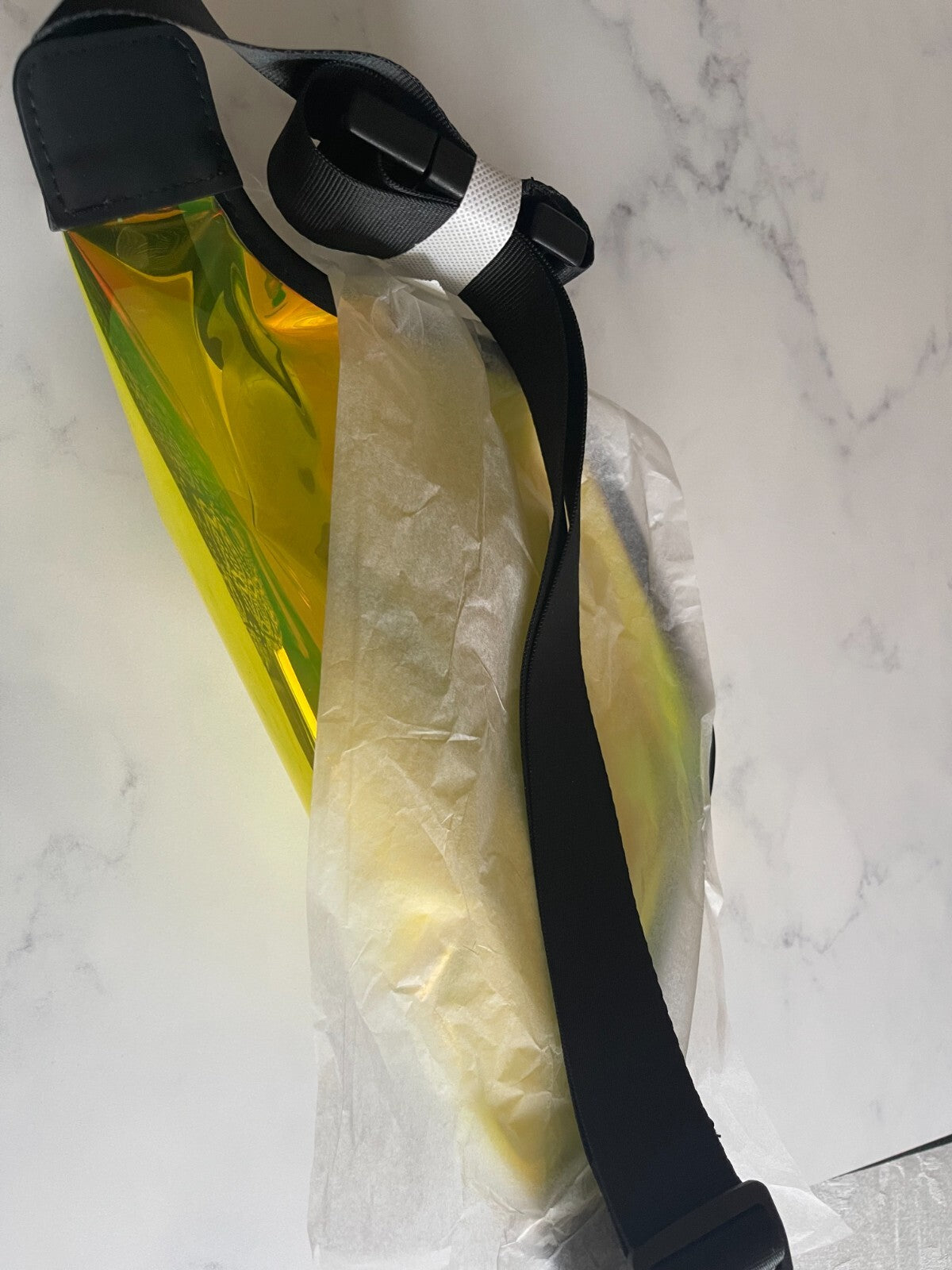 Holographic Belt Bag - Lancome Signature Yellow New