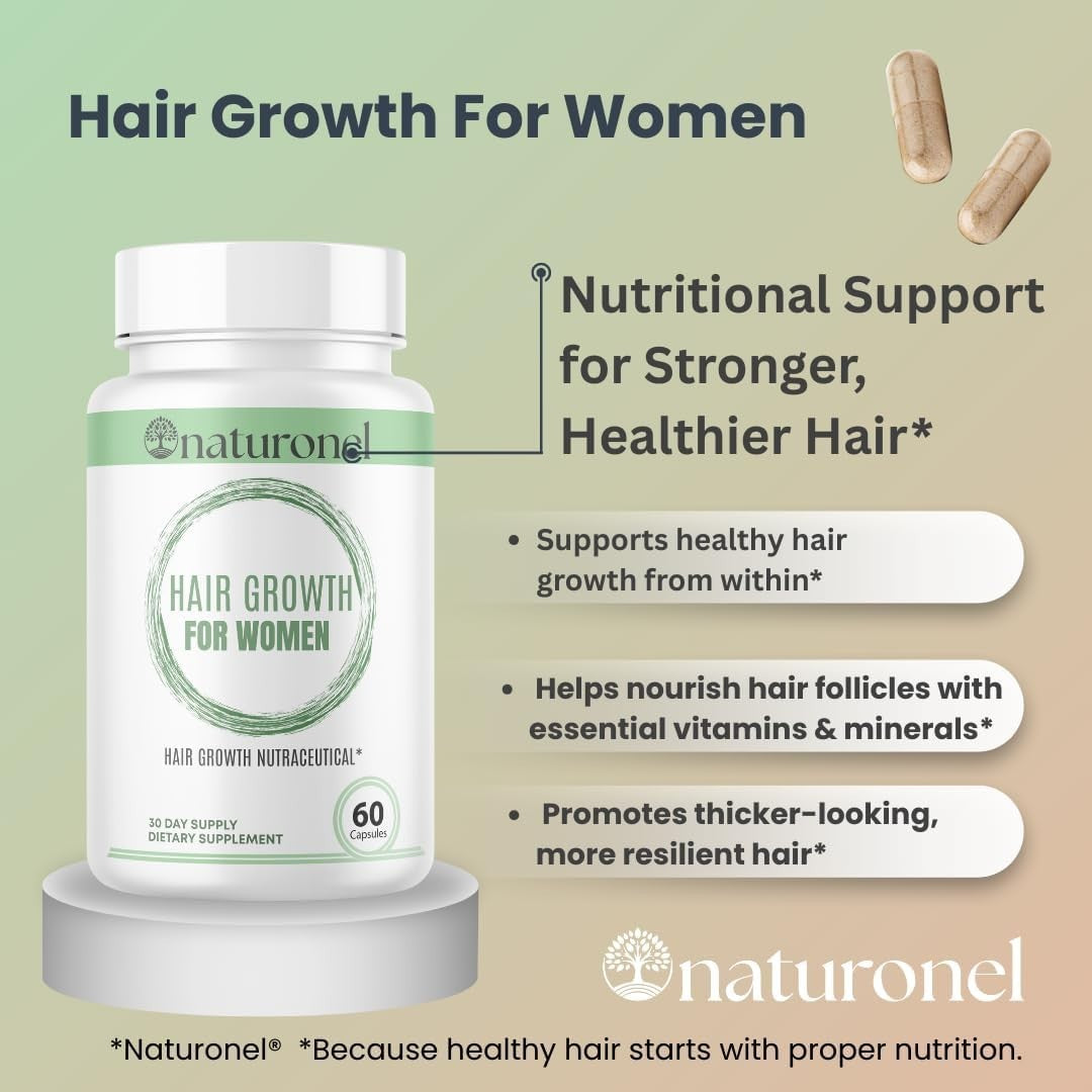 Women's Hair Growth Supplement with Biotin for Stronger Hair & Nails