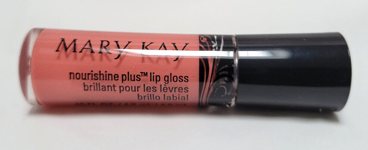 Mary Kay Nourishine Plus Lip Gloss Sun Blossoms 0.15 fl oz - Damaged Box