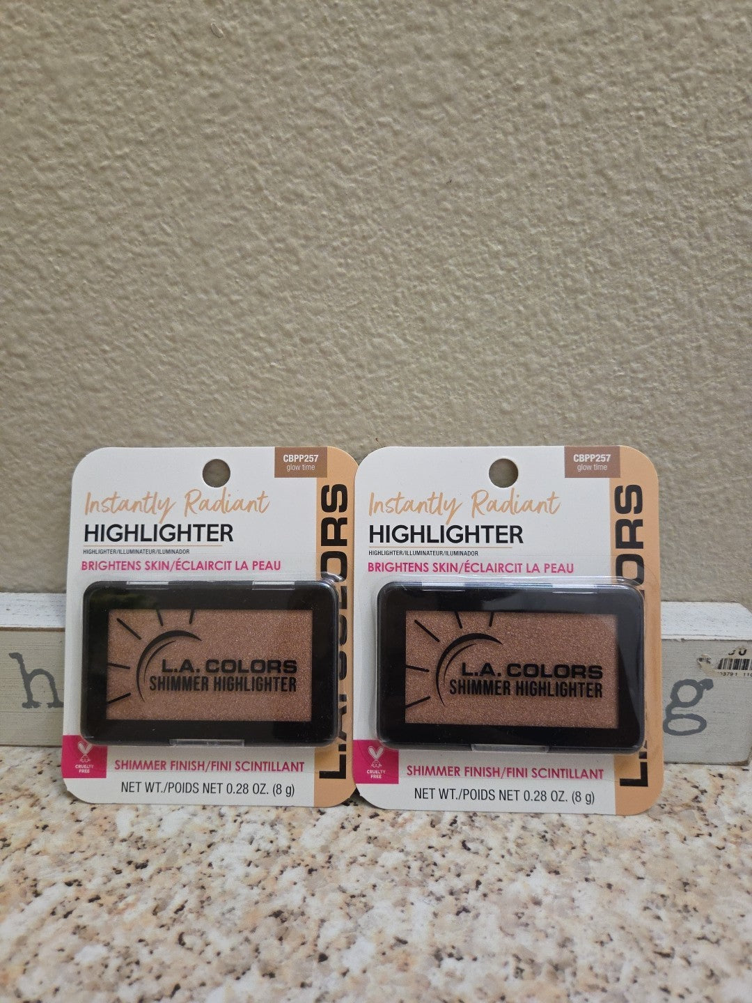 Highlighter Set with Shimmer Finish - Glow Time Pack of 2 for Face Makeup