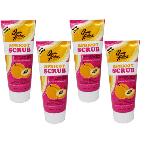 4 Pack Queen Helene Apricot Scrub 6 Oz Each