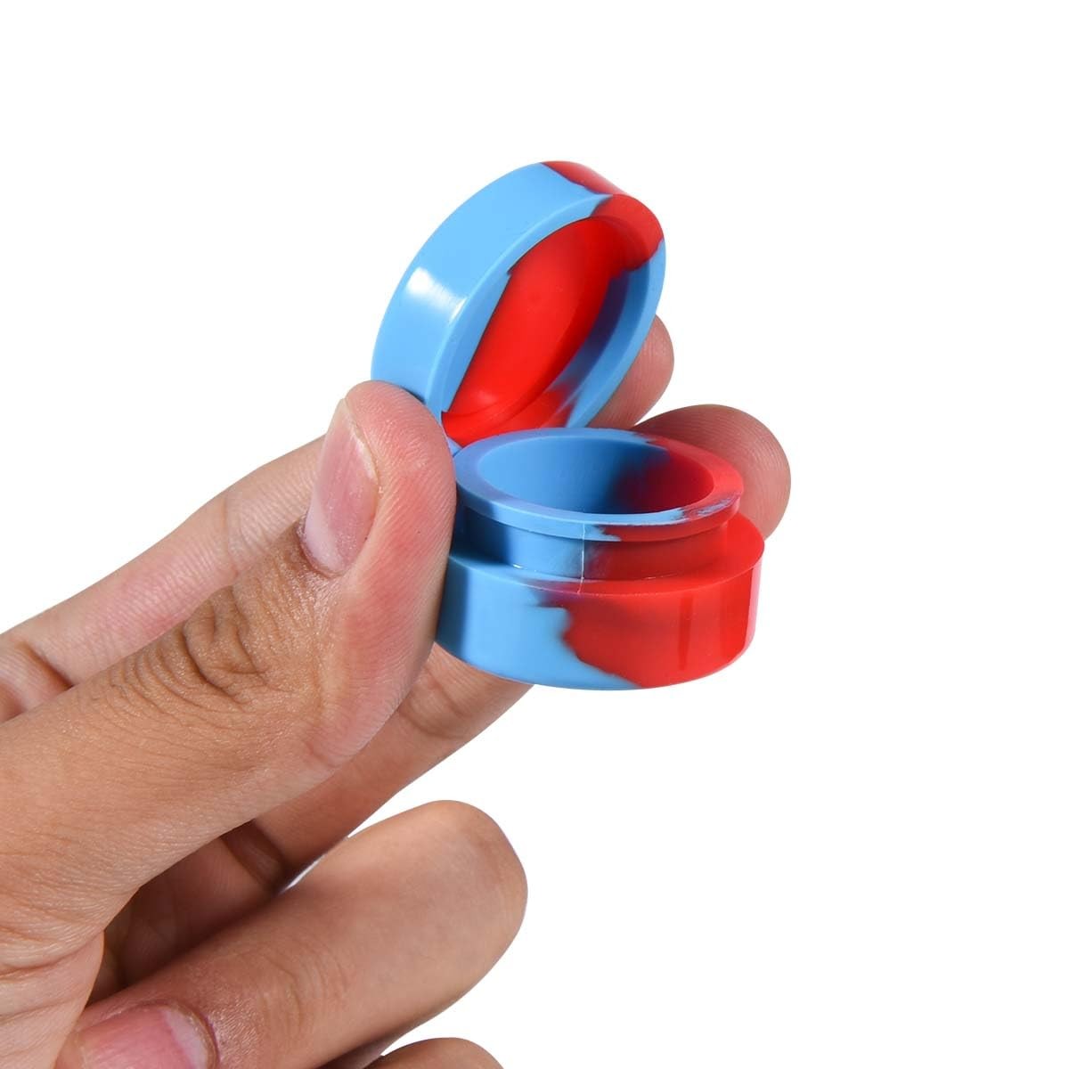 30 Pcs Silicone Wax Containers - Assorted Colors, Non-Stick, Reusable, 5ml
