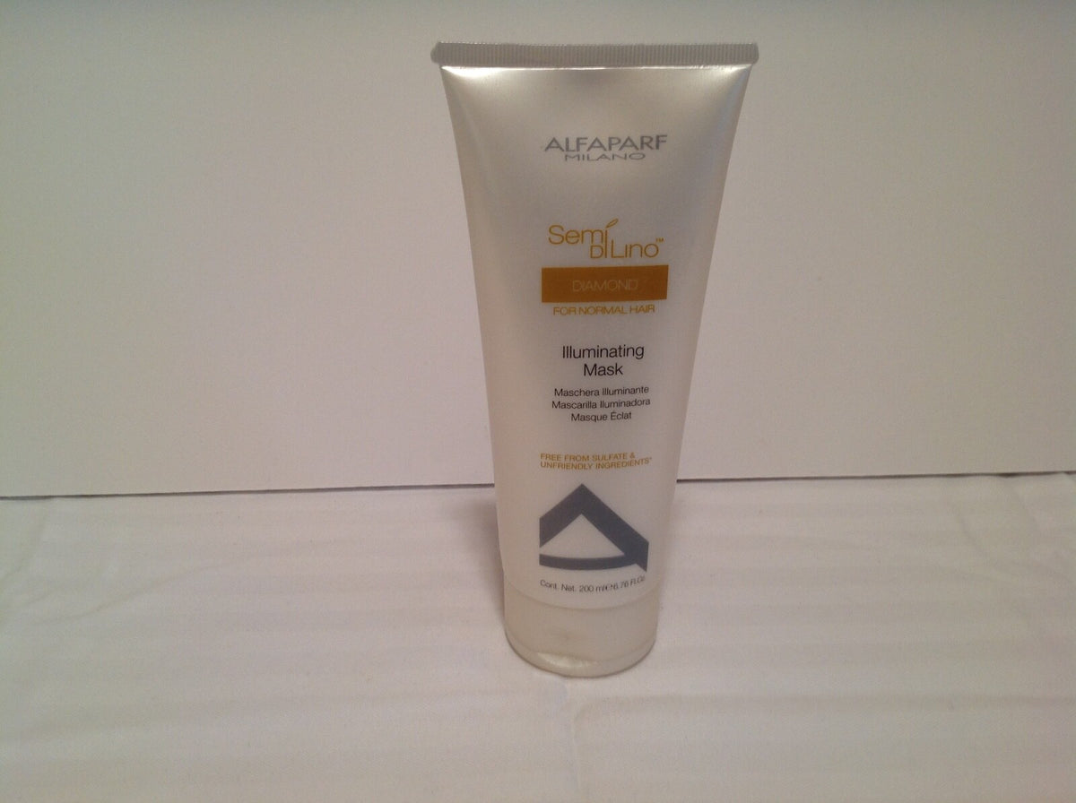 Alfaparf Semi Di Lino Diamond Illuminating Hair Mask 200ml - Nourishing & Brightening