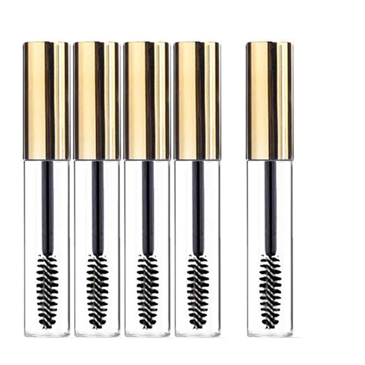 Empty Mascara Tube with Eyelash & Eyebrow Wand - 10ml Refillable Dispenser