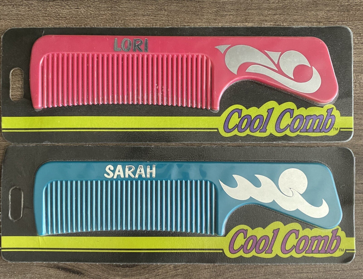 Vintage 1991 Whip Comb Lot of 2 Sealed Old Stock Men’s Hair Accessories