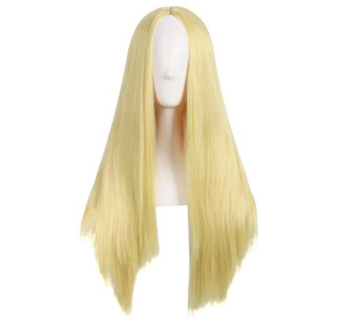 Long Straight Synthetic Wig - Heat Resistant & Elegant 28 Inch Style