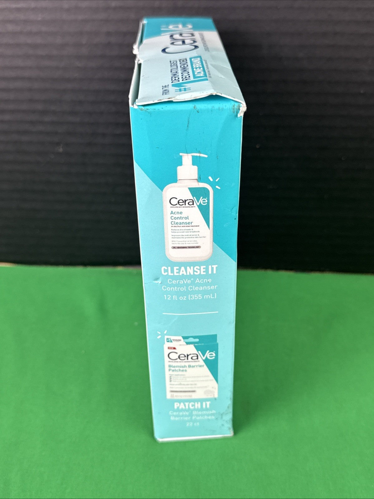CeraVe Acne Control Cleanser & Blemish Barrier Patches Set - Dermatologist Developed