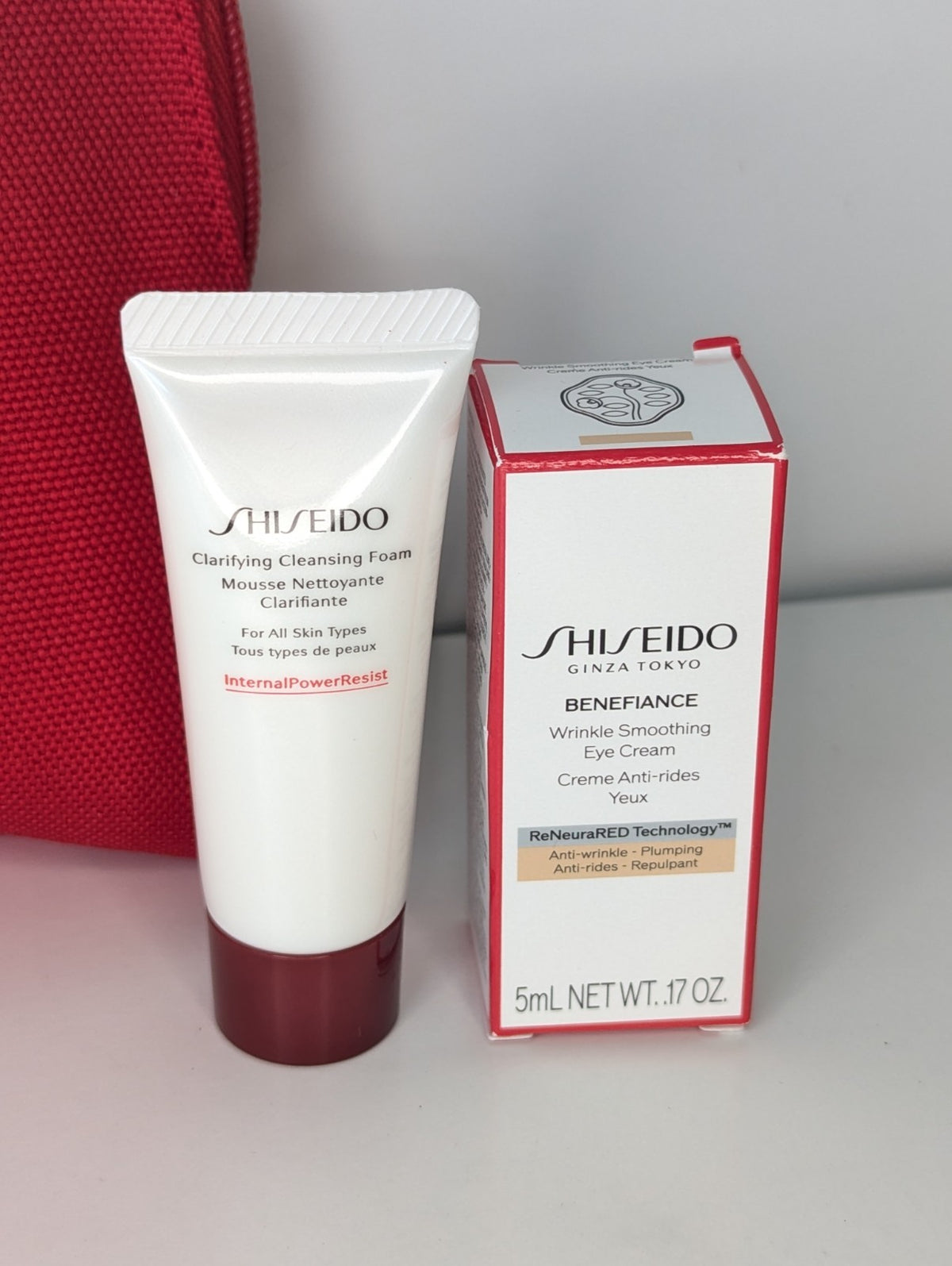 Shiseido Skincare Gift Set - Benefiance, Ultimune, Eudermine, Clarifying