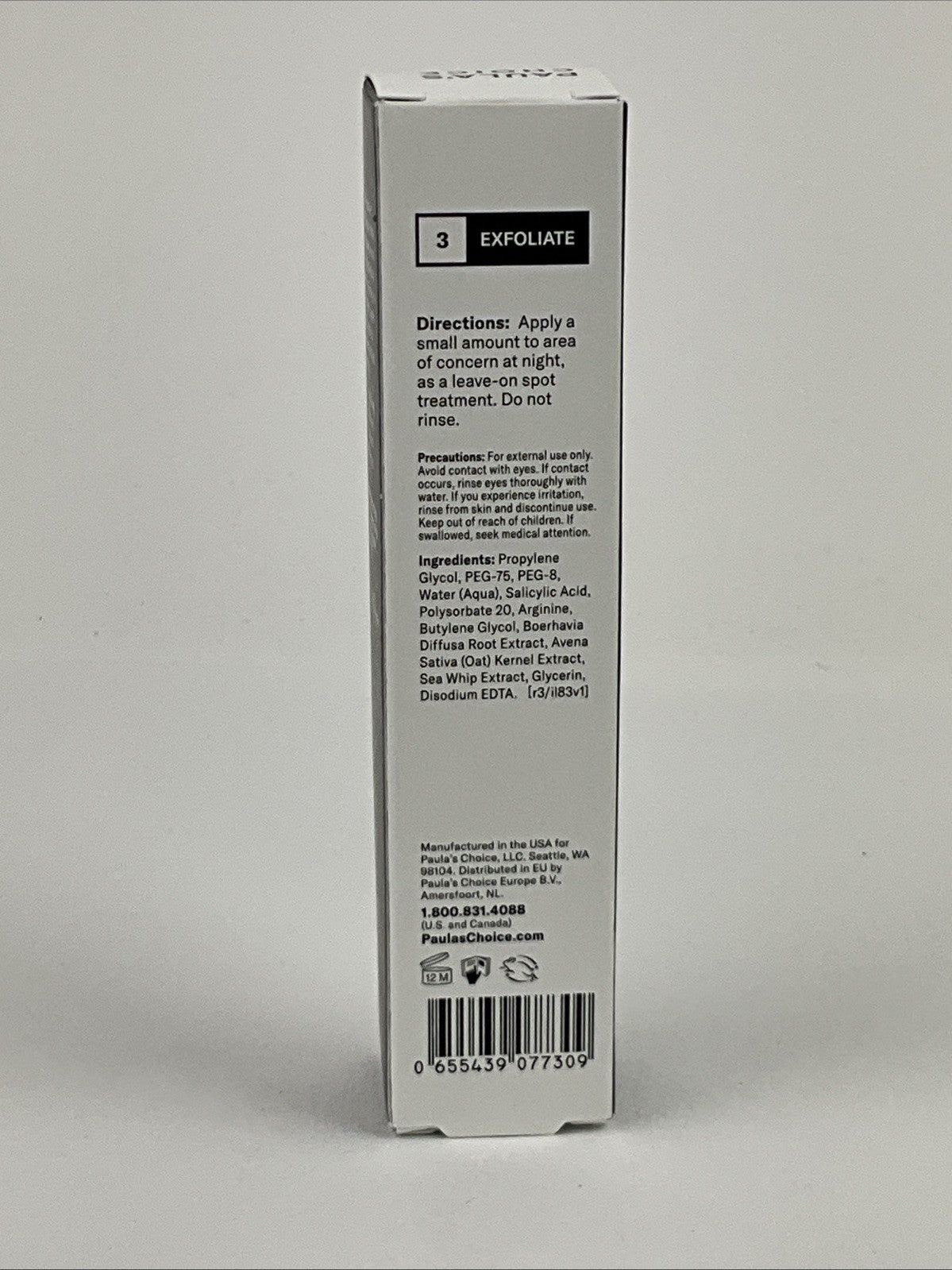 Acne Spot Treatment with 9% Salicylic Acid - Pore Exfoliating Gel