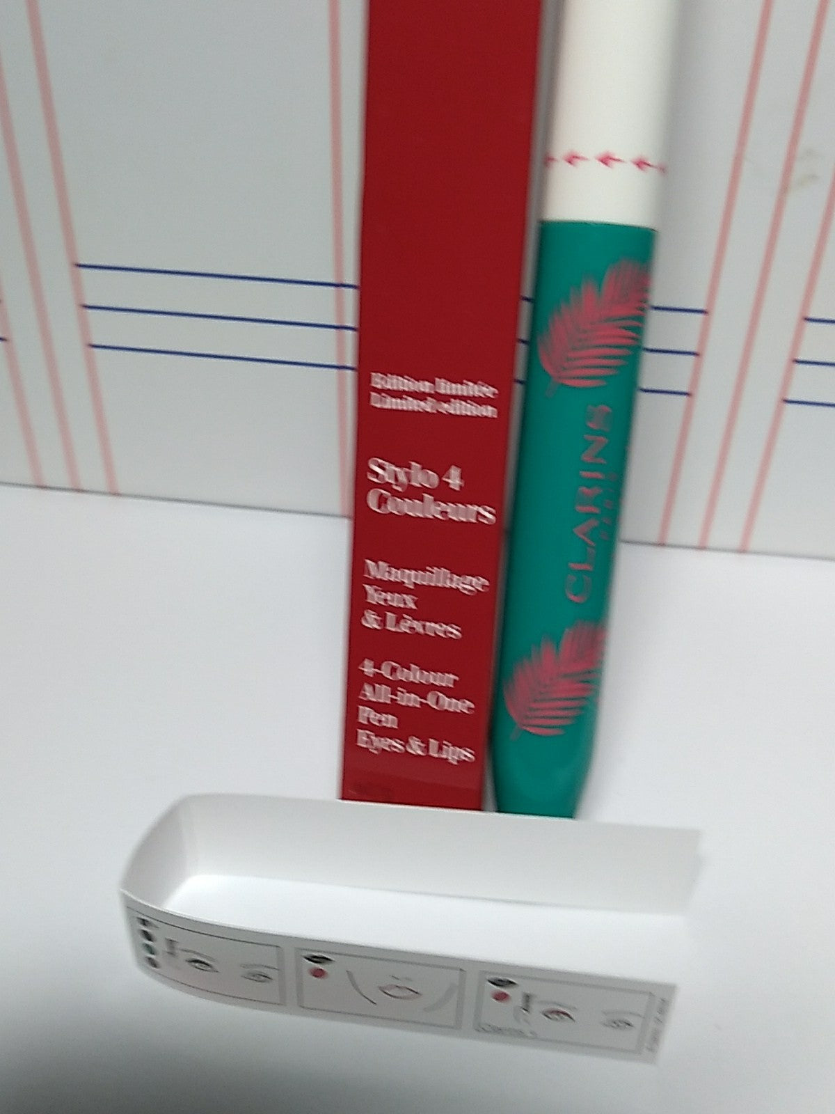 Clarins 4-Color All-In-One Pen for Eyes & Lips Limited Edition - NIB