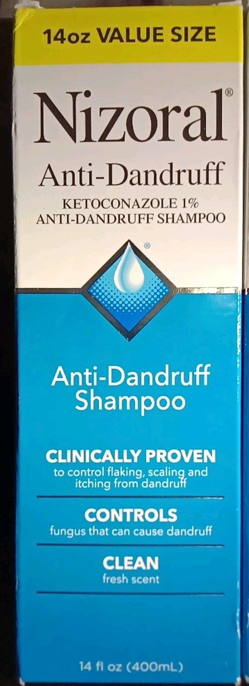 Nizoral Anti-Dandruff Shampoo 1% Mint Complex, 14oz