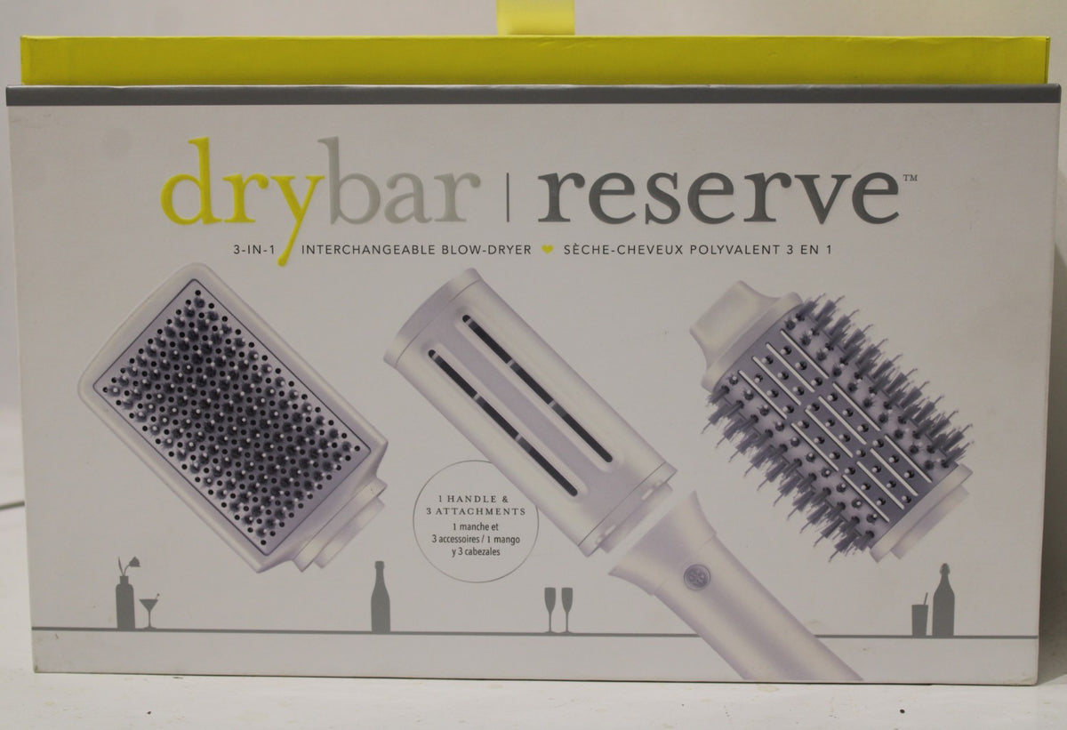 Drybar Reserve 3-in-1 Interchangeable Hair Dryer with Handle and 3 Attachments