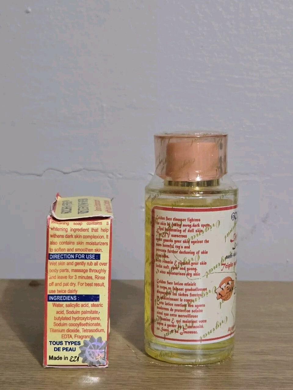 Vit.E Facial Cleanser - 100ml Golden Face Soap Evob Seal