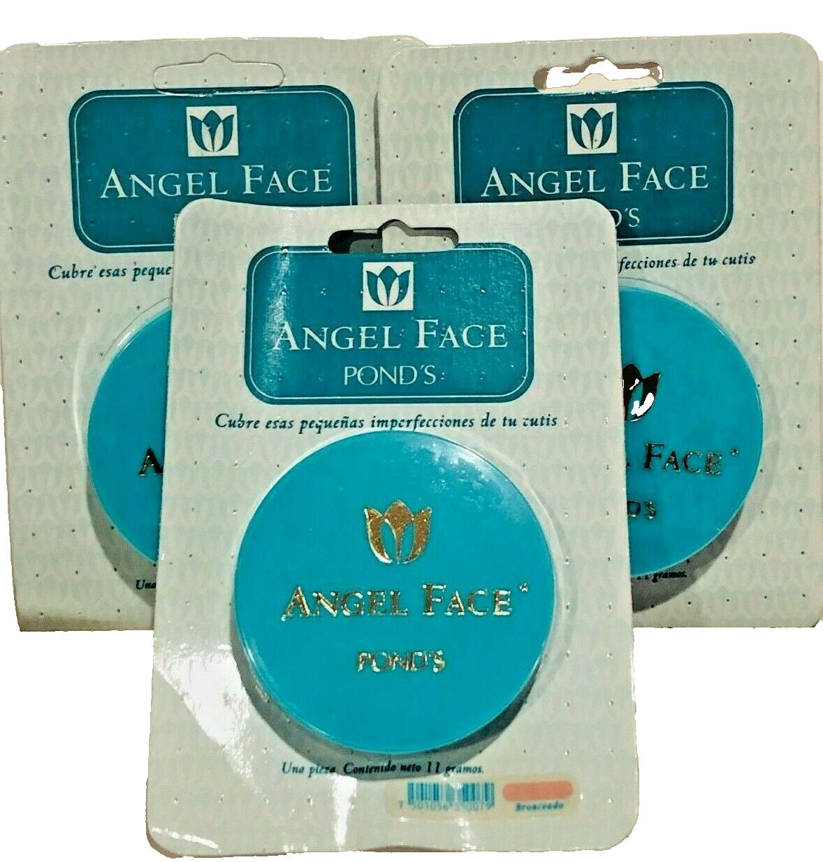 Pond's Angel Face Compact Powder Set - No Mirror, Original Formula, 3 Pack