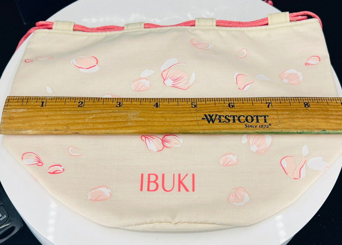 Beige Drawstring Cosmetic Bag - Travel & Makeup Organizer