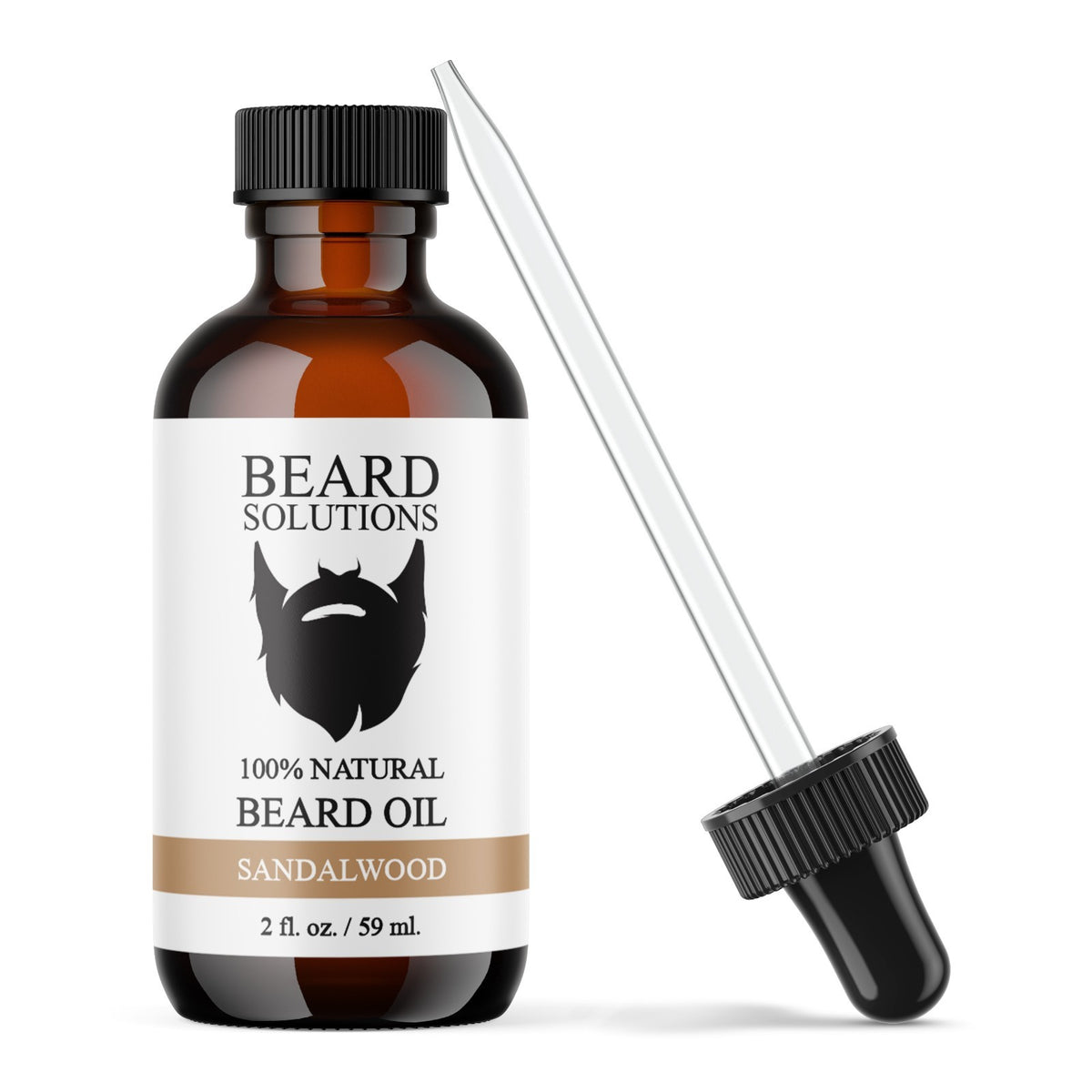 Natural Beard Oil with Essential Oils - Nourishing Hair Growth Serum for Men