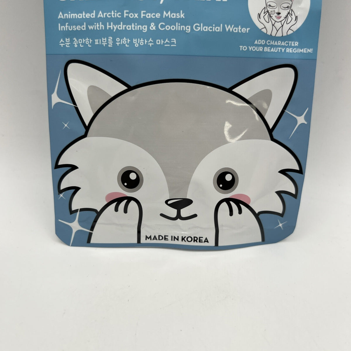 Arctic Fox Face Mask Sheet 2-Pack