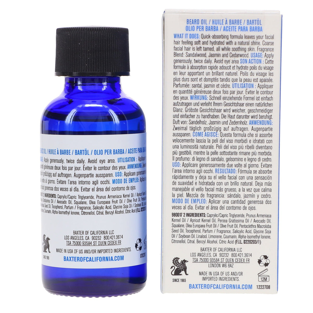 Beard Oil - 1 oz Grooming Treatment