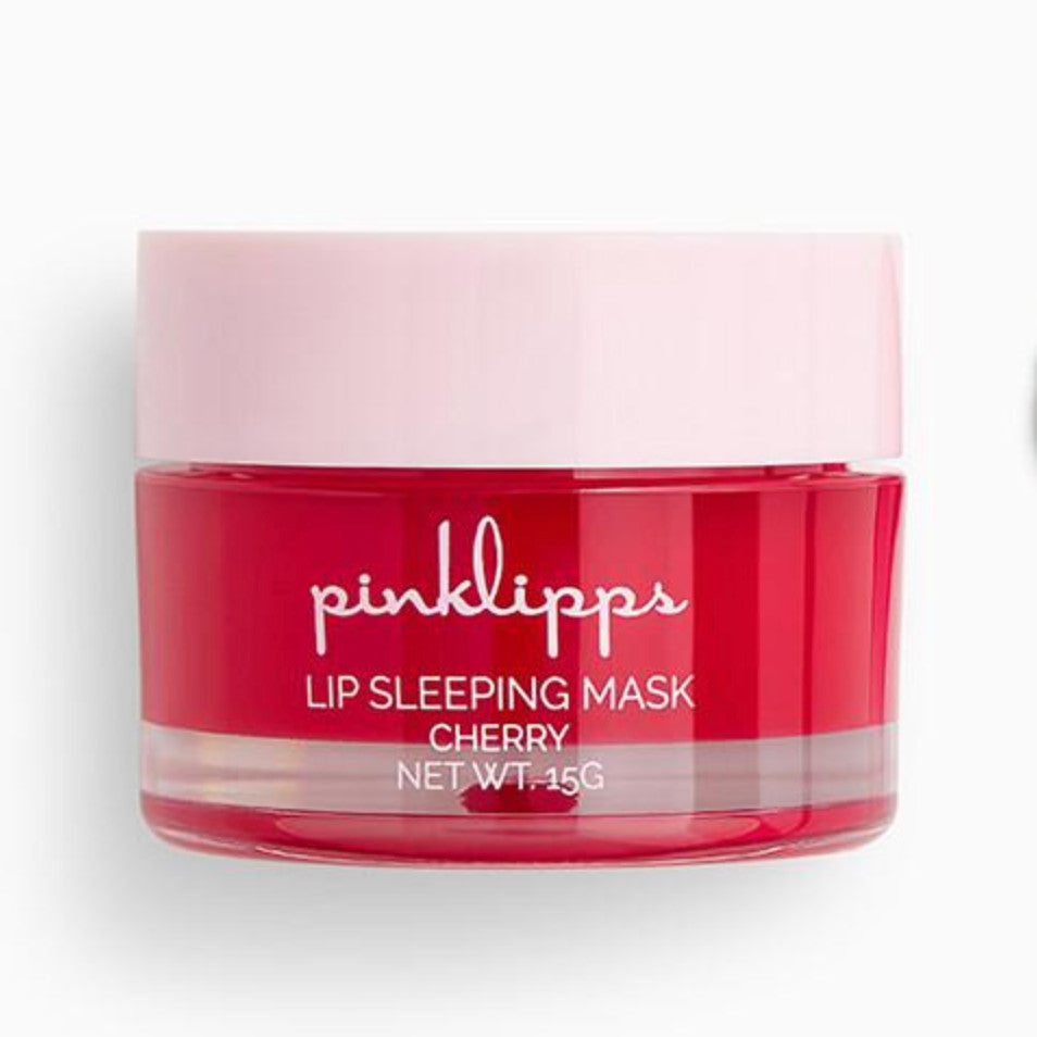 Pinklipps Cherry Lip Sleeping Mask - Moisturizing Lip Treatment, 15G (2 Pack)