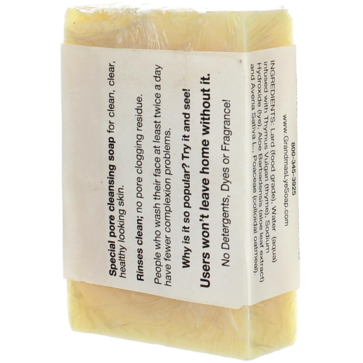 Natural Acne Bar for Normal Skin - Clear Blemishes & Oil Control - 4 oz Pack of 3