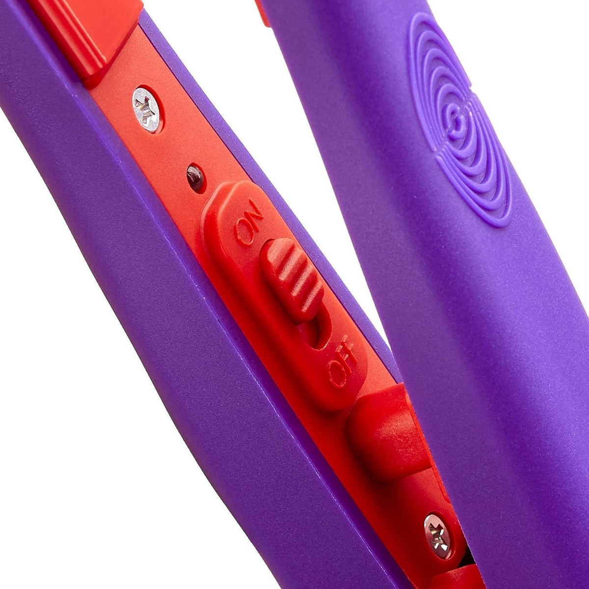 Mini Ceramic Flat Iron 1/2 Inch - Travel Hair Straightener & Curling Iron