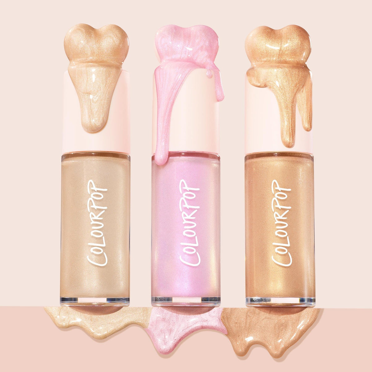 Pink Dewy Liquid Highlighter for Face Makeup - 0.38 Fl Oz
