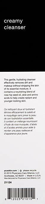 Creamy Facial Cleanser - Hydrating Moisturizing Skin Care for Sensitive Skin 7 oz