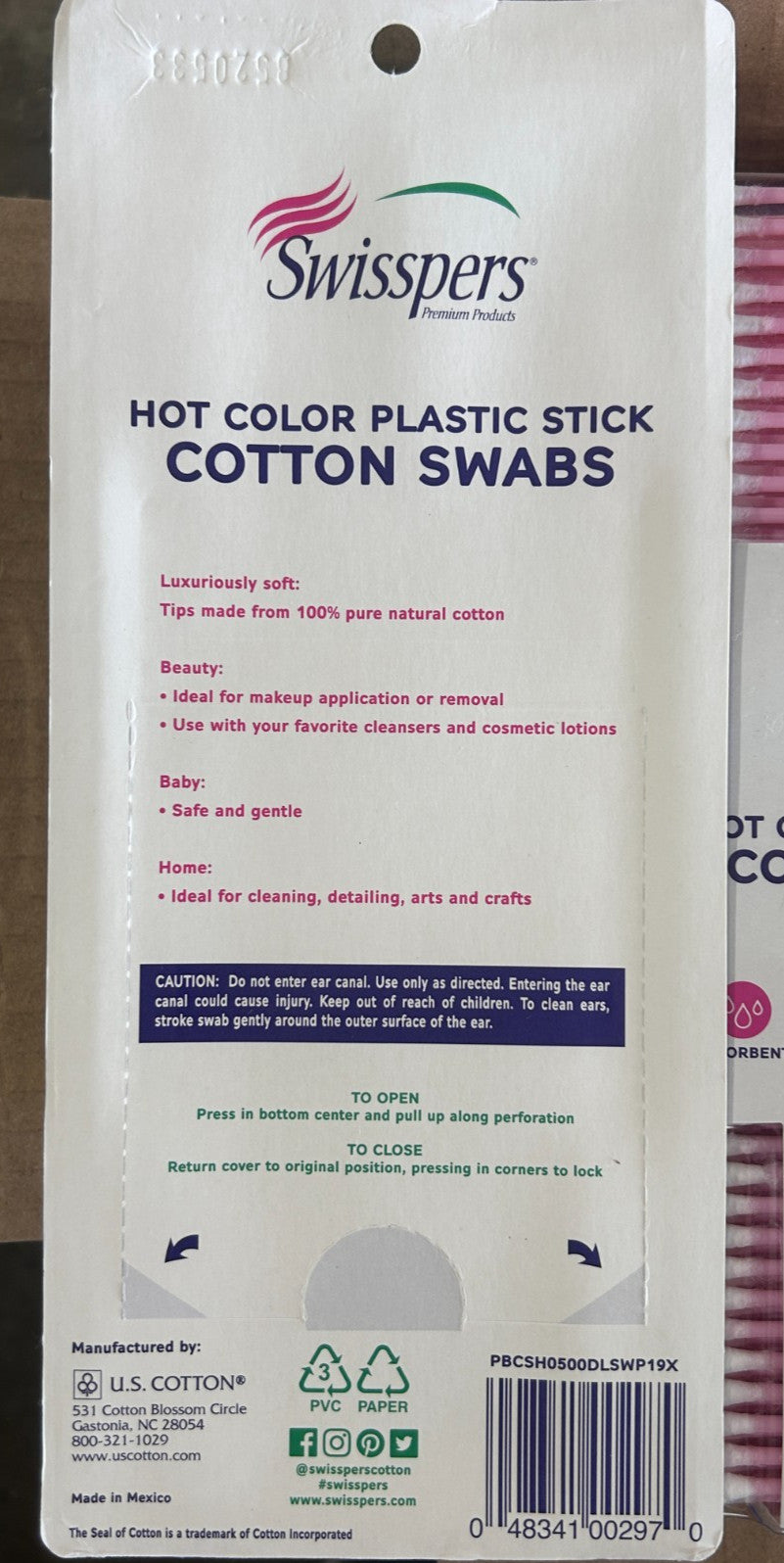 Double Tipped Cotton Swabs Pack of 500 - Colorful, Gentle & Versatile