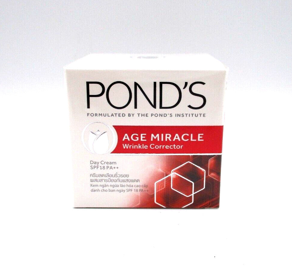 Pond's Age Miracle Wrinkle Corrector Day Cream SPF 18 PA++ 50g - Anti-Aging Moisturizer