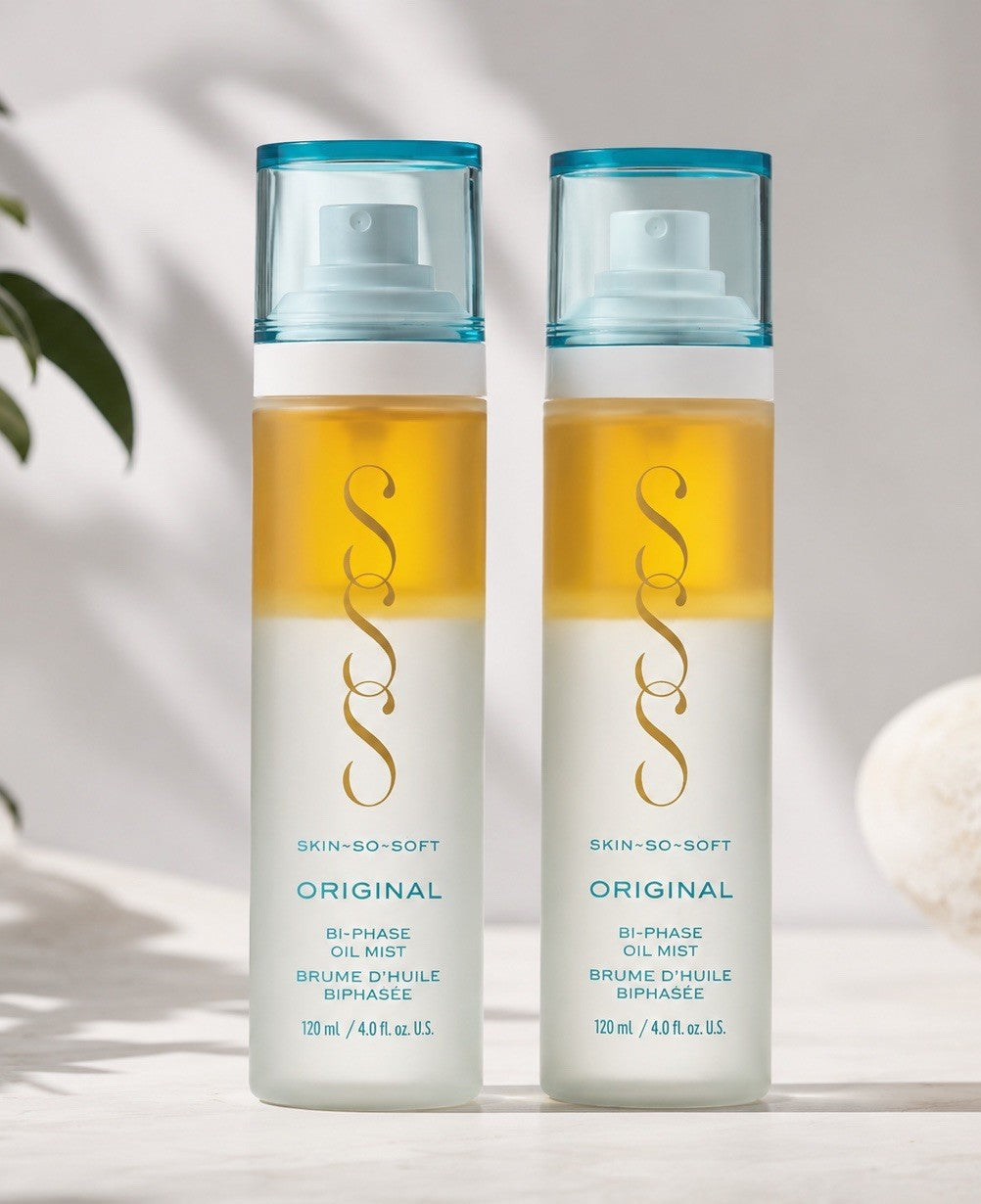 Skin So Soft Original Face & Body Bi-Phase Oil Mist Set of 2