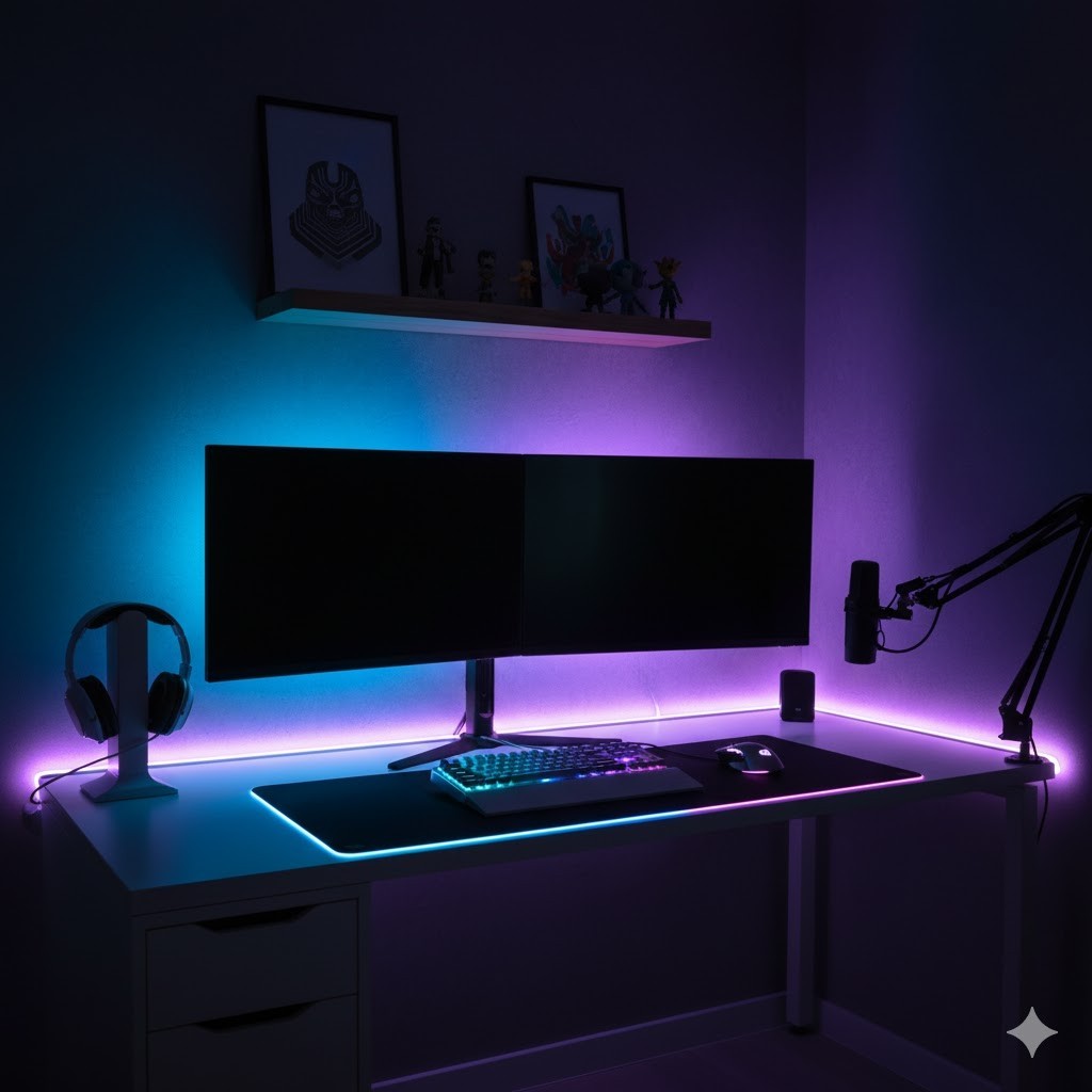 Smart WiFi LED Strip Lights 10FT RGB Dimmable Compatible with Alexa & Google