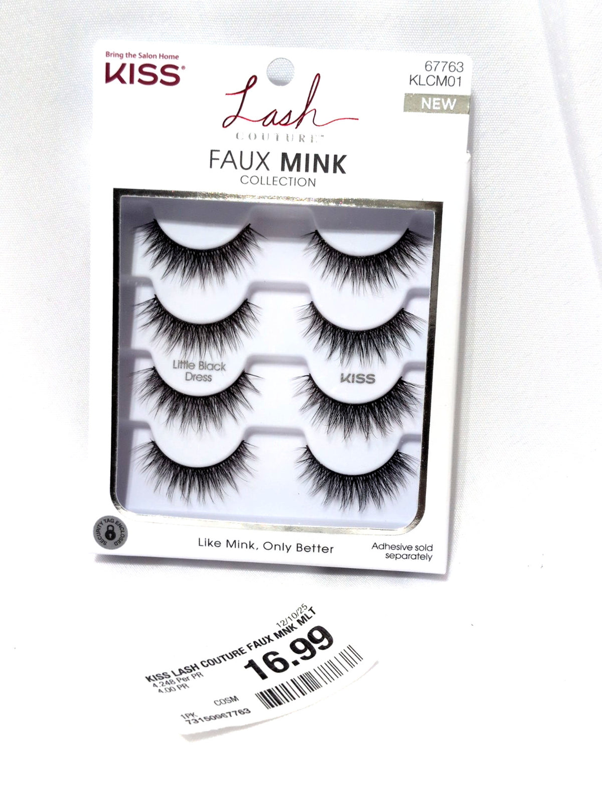 Kiss Faux Mink Lash Couture Little Black Dress False Eyelashes