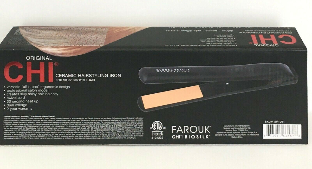 Ceramic Hair Straightener Curling Iron 1 Inch Styling Flat Iron New