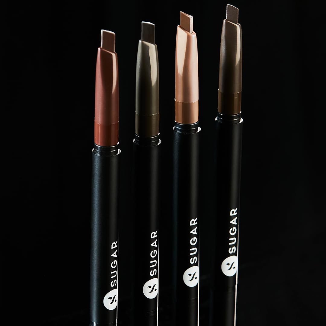 Eyebrow Pencil with Spoolie - Precise, Long-Lasting, Natural Finish