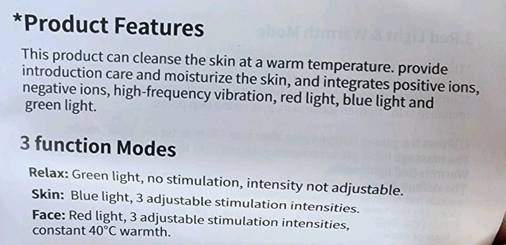 Face & Neck Sculpting Tool with LED Light Therapy - Reusable Skincare Massager