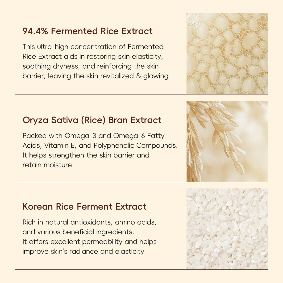 Korean Skin Care Set with Rice Cleanser 5pcs - Hydrating & Rejuvenating