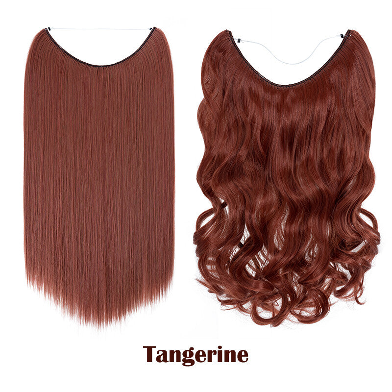 Hair Extensions with Elastic Band & Miracle Ring - Thick, Real Hair