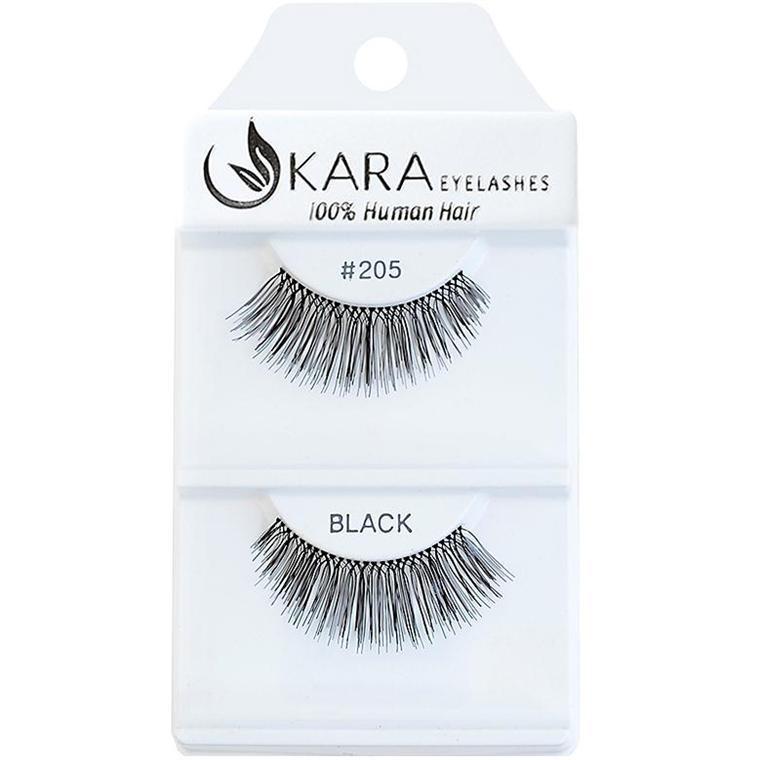 6 Pairs 100% Human Hair False Eyelashes - Kara Assorted Styles