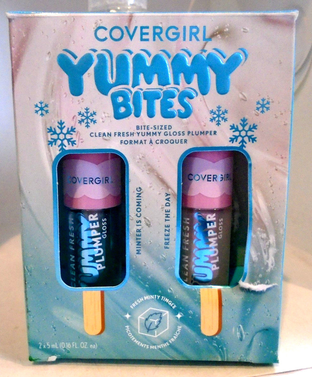 CoverGirl Yummy Lip Plumper Gloss - Minter Is Coming & Freeze The Day