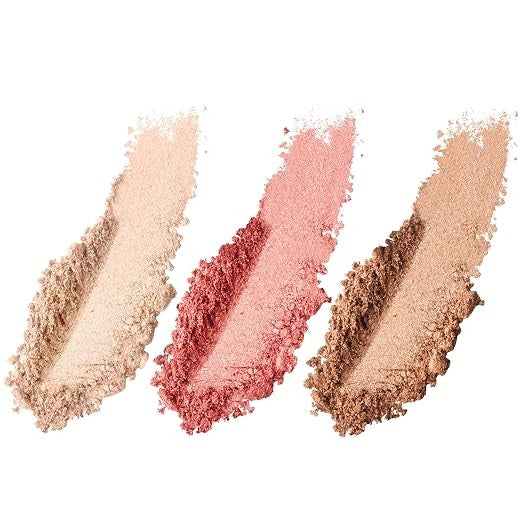 Face Palette with Matte Bronzer, Radiance Highlighter & Blush Set