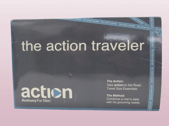 Men's Travel Grooming Kit - 4-Piece Action Anthony Set, Boxed