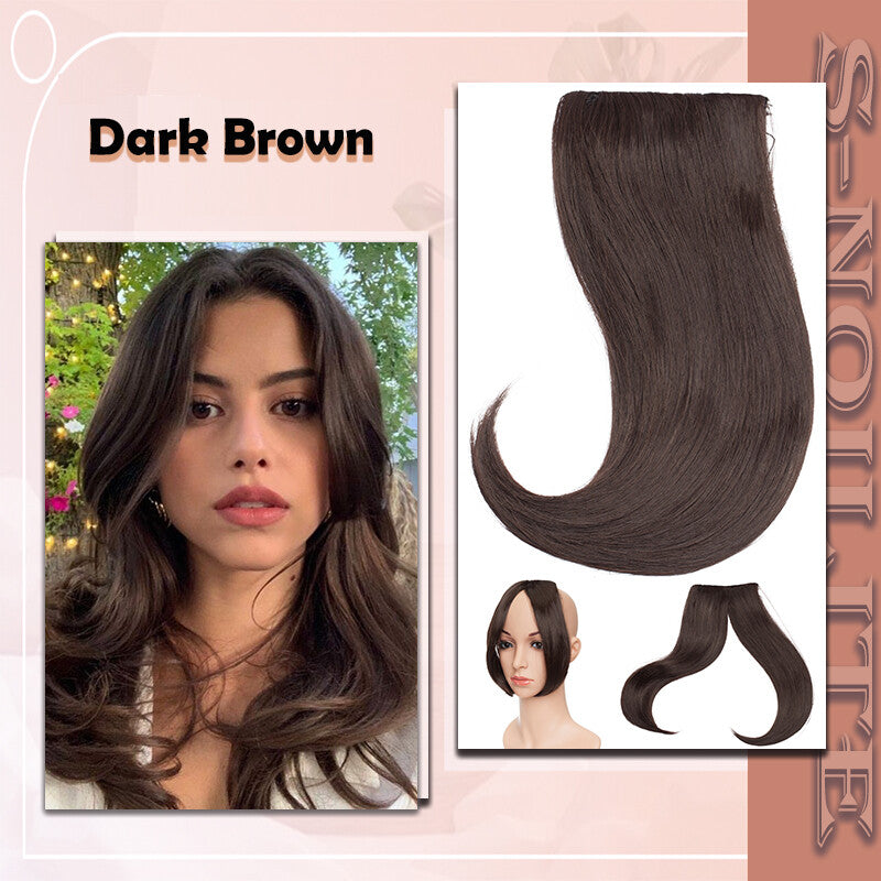 French Style Clip-In Bangs Hair Extensions - 11 Inches Natural Look