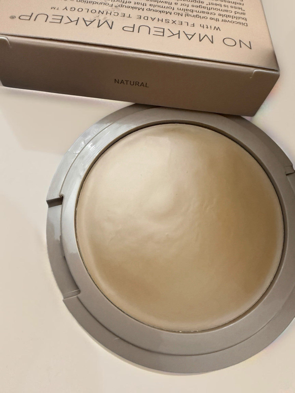 Buildable Cream Foundation Set with 2 Compact & 2 Brush Duo - Natural Shade