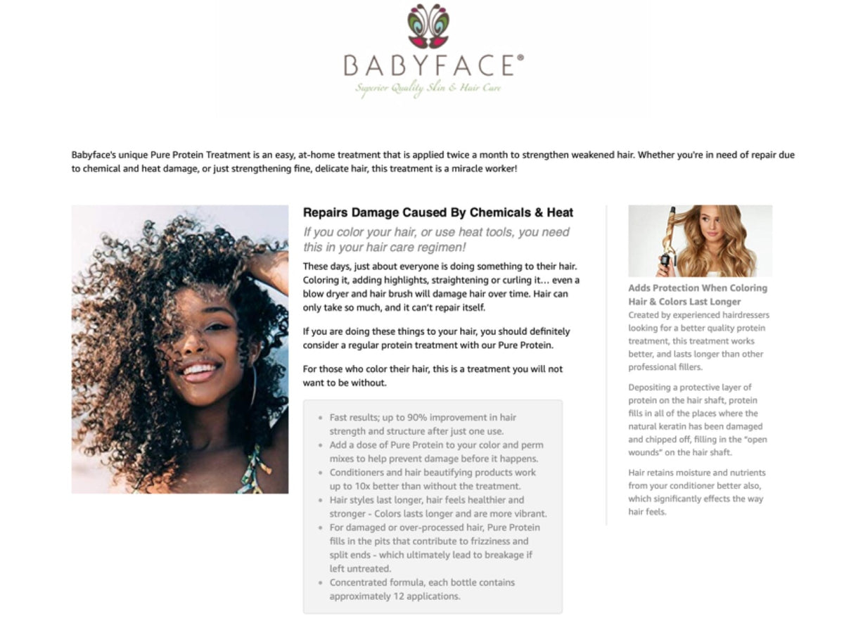 Keratin Hair Treatment for Damaged & Split Ends - Protein Repair Serum
