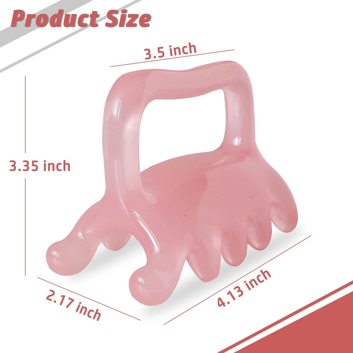 Large Fascia Massage Blaster Tool for Cellulite & Myofascial Release - Pink